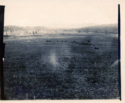 Looking out over Gold Hill and Chambers Flat.