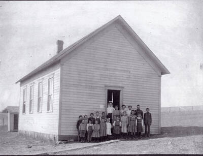 Crane Creek School and unidentified students.