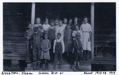 Students at Woodfell School.