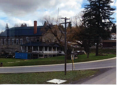 Photograph of the gymnasium in Potlatch.