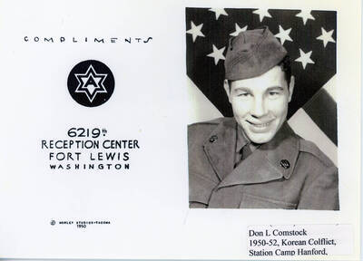 Photograph of Don L. Comstock.