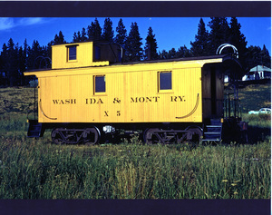 Photograph of Caboose X-5.