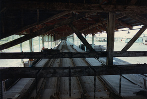 Photograph looking West down green chain.