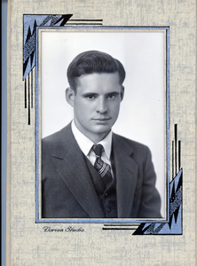 Portrait of Delmar West.