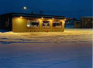 Photograph of the Tamarack Cafe at the Potlatch wye.