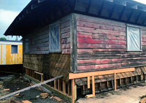 Photograph of the WI&M Depot Annex restoration.