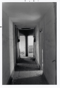 Photograph of the hallway on the second floor of the WI&M Depot.