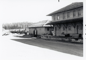Photograph of the Annex building next to the WI&M Depot.