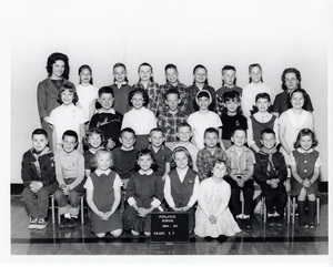 Photograph of the Class of 1964-1965 in the third grade.