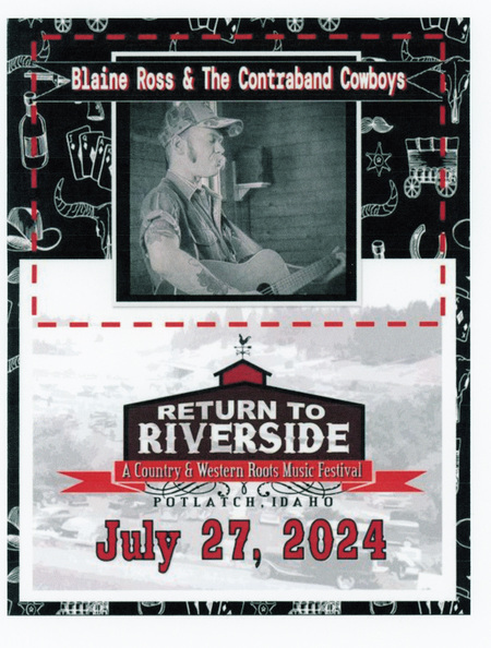 Poster for Blaine Ross and The Contraband Cowboys