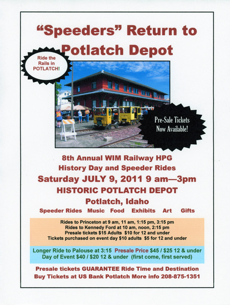 Poster: Speeders Return to Potlatch Depot.