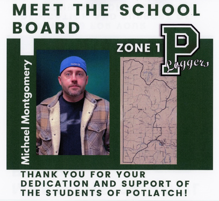 Document of the Potlatch School District No. 285. School Board. Michael Montgomery