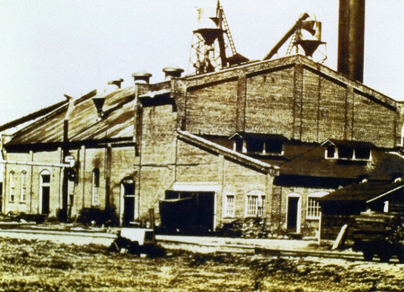 Photograph from slide of the power plant at the Potlatch Mill.