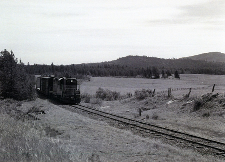 Photograph of the WI&M near Helmer. Ed Austin Photos.