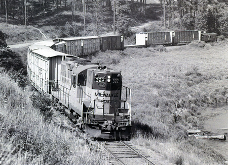 Photograph of the WI&M near Potlatch. Ed Austin Photos.