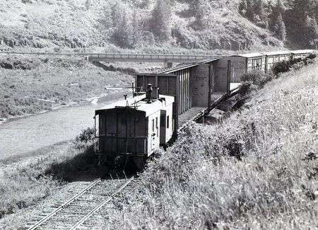 Photograph of the WI&M near Potlatch. Ed Austin Photos.