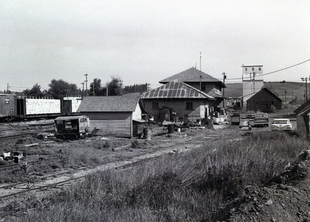 Photograph of the WI&M facilities in Potlatch. Ed Austin Photos.