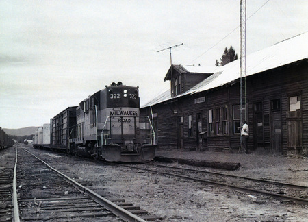 Photograph of the WI&M at Bovill. Ed Austin Photos.