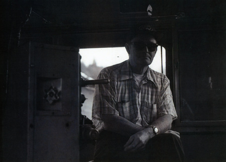 Photograph of the WI&M at Bovill. Mac Bensen, Engr. Ed Austin Photos.