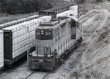 Photograph of the WI&M switching at Palouse. Ed Austin Photos.