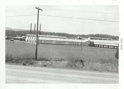 A sign from Potlatch Forests Inc. asking to 'Keep Idaho Green.'