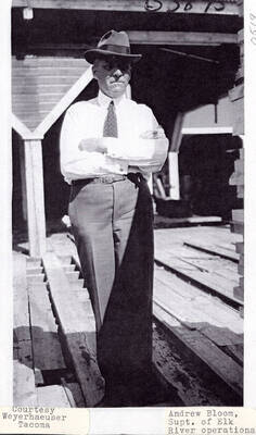 A photograph of Andrew Bloom, supt. of Elk River operations.