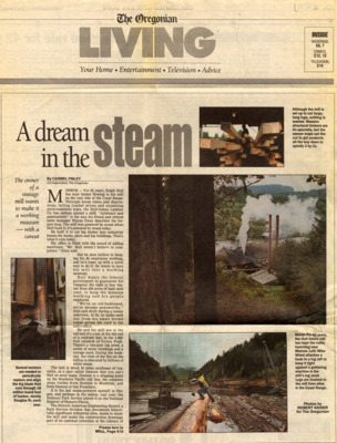 A news article about the Hull Oakes Mill and the plan to turn it into a working museum. It discusses the past of the mill, the requirements to turn it into a museum, and why the museum mill would be beneficial.