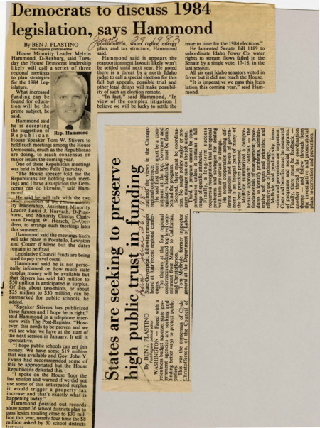 A newspaper article discussing: State government agencies are finding better ways to save money due to budget cuts. Experts say it’s important for leaders to support the effort, work together, and adjust to new challenges. They also stress using good management, technology, and feedback to make sure the programs succeed.