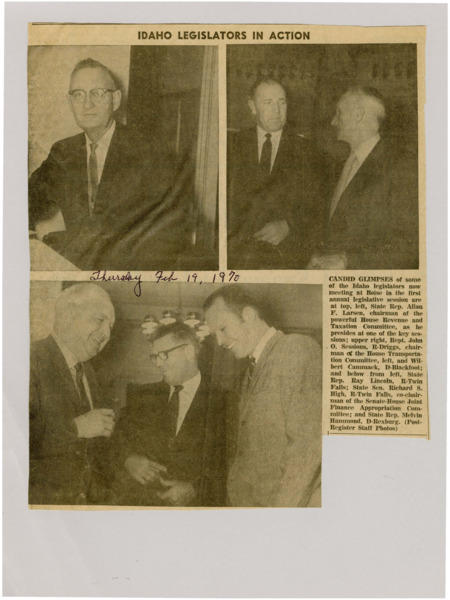 Image labeled "Idaho legislators in action."