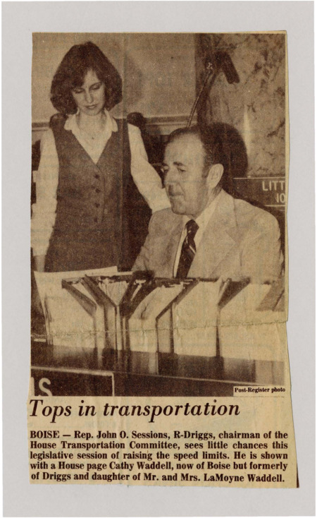 Image labeled "Tops in transportation."