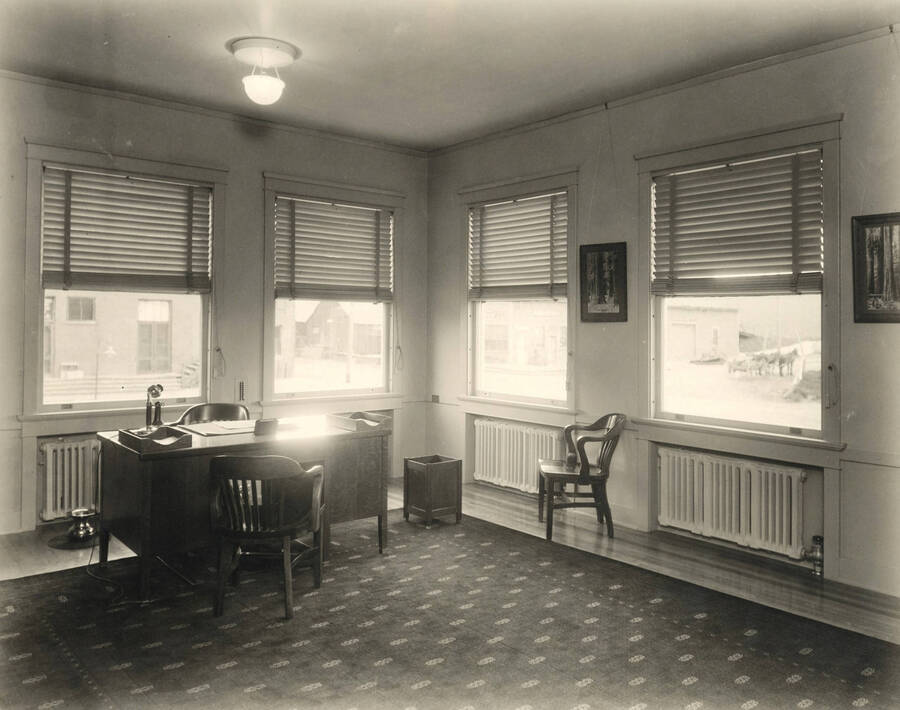 Interior of W.D. Hummistons's office