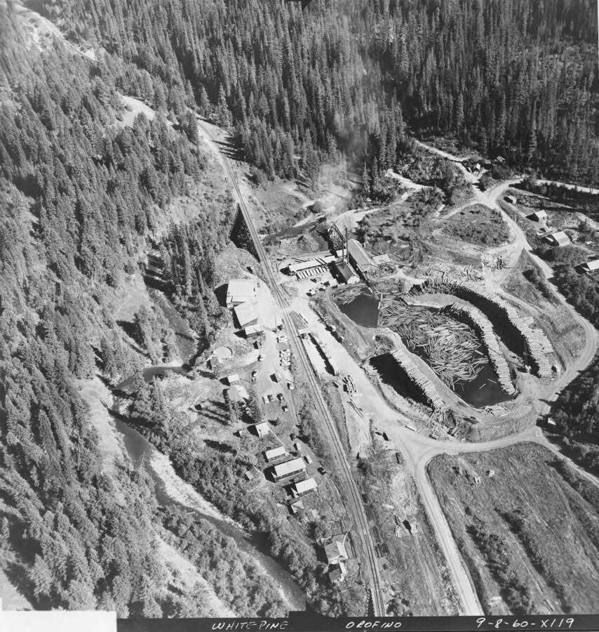 The Band Mill located near Orofino, Idaho, processed mainly white pine.