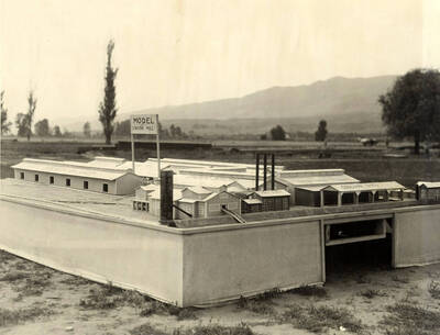A model (unknown builder) shows the Lewiston mill.