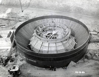 Unknown building at the Clearwater paper mill plant construction site