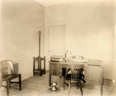 Interior of small office.