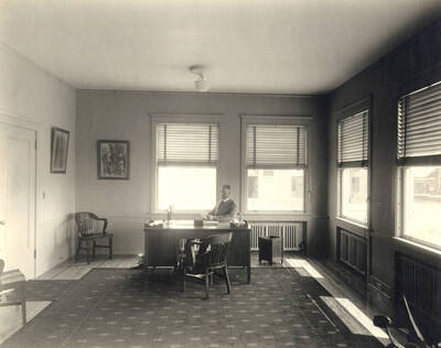 W.D. Hummistons's office looking east.