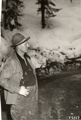 Art Henderson looks at something off the distance.