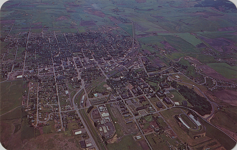 Aerial view. Moscow, Idaho