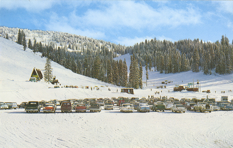 Postcard of the Brundage Mountain Resort near McCall, Idaho.