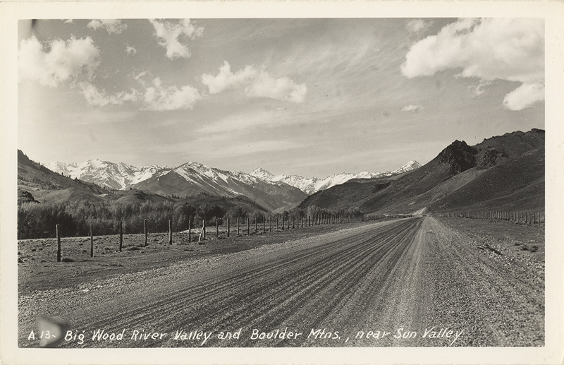 Big Wood River Valley and Boulder Mountains, near Sun Valley