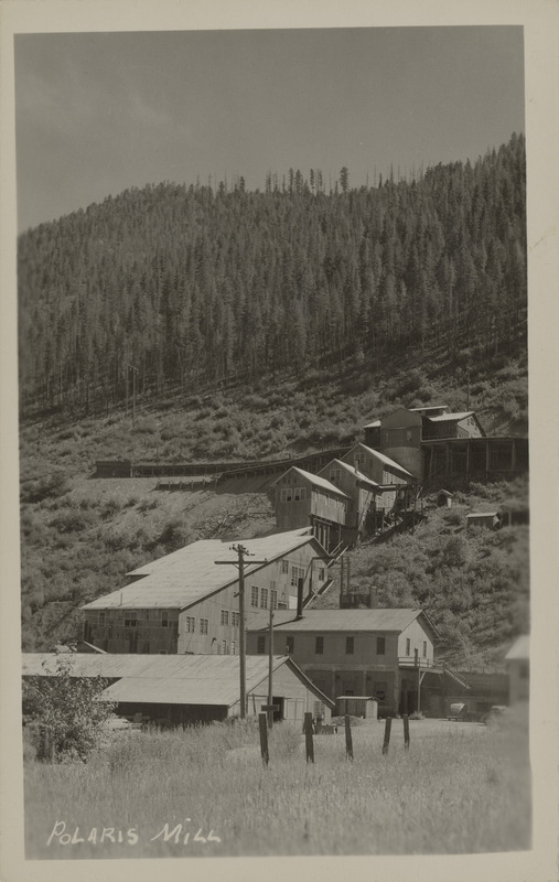 Postcard of the Polaris Mill near Osburn, Idaho.
