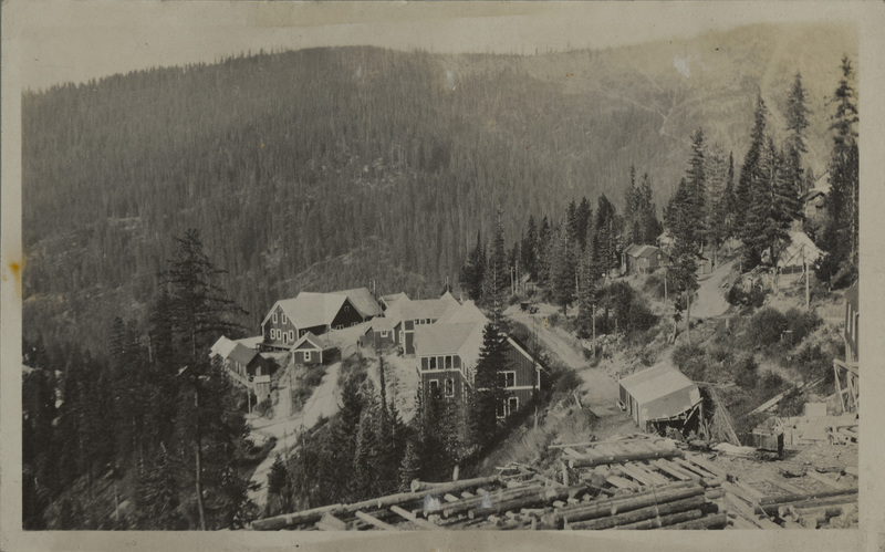 Postcard of a mine belonging to the Tamarack-Custer Consolidated Mining Company.