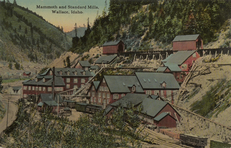 Mammoth and Standard Mills. Wallace, Idaho.