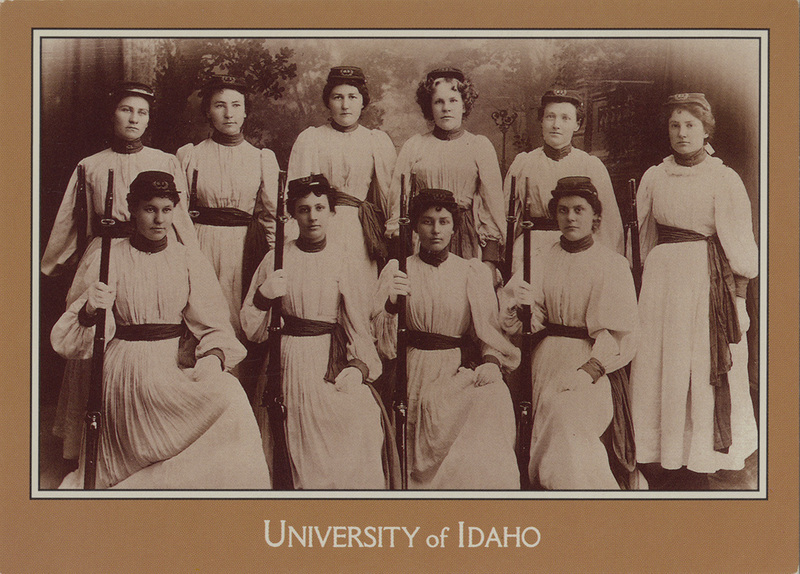 Women's Rifle Team. Company C. University of Idaho.