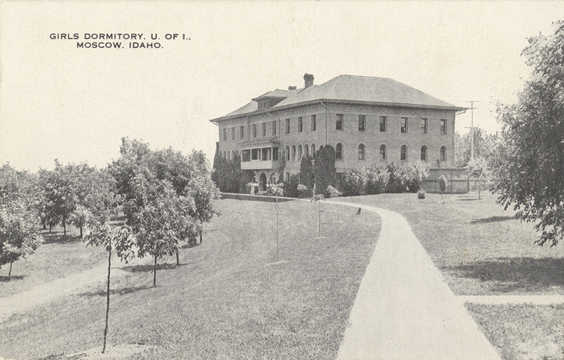 Ridenbaugh Hall. Girls Dormitory. University of Idaho.