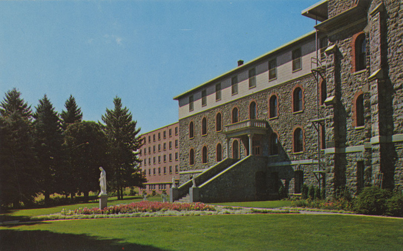 Front view of St. Gertrude's Convent, Cottonwood, Idaho.
