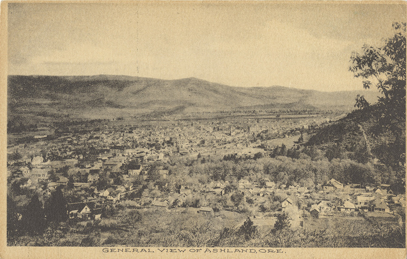 General View of Ashland, Oregon