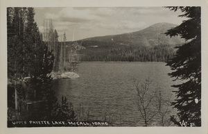 Postcard of Payette Lake near McCall, Idaho.