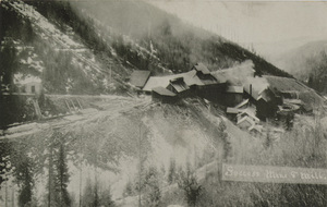 Postcard of the Success Mine and Mill near Wallace, Idaho.