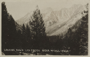 Postcard of a scene near McCall, Idaho.